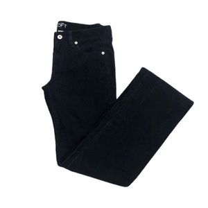 Loft Outlet Black Corduroy Original Boot Pants 2P